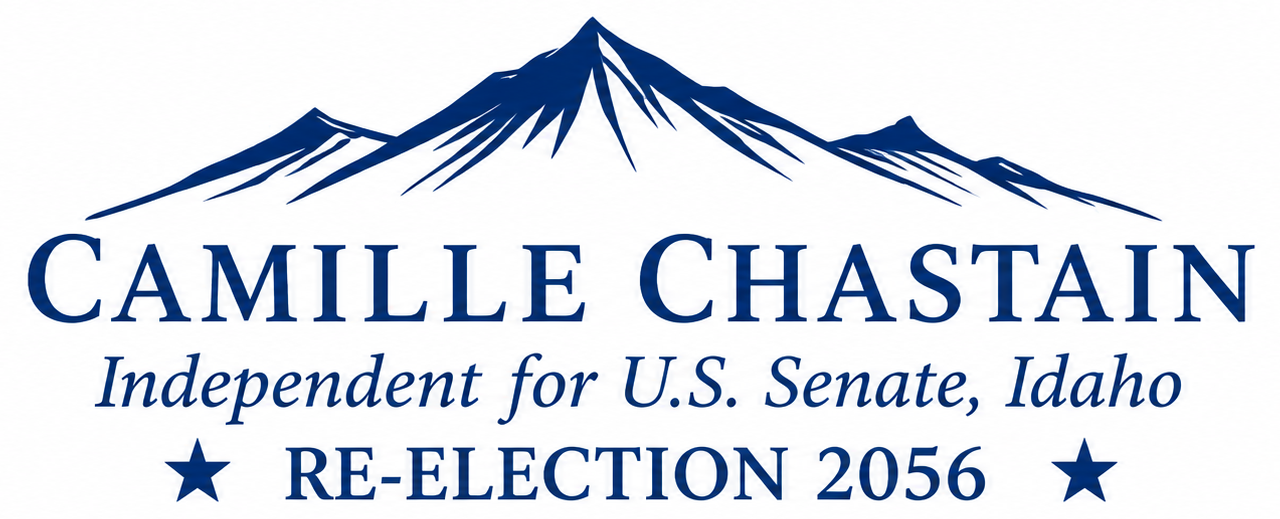 Camille Chastain, Independent for U.S. Senate, Idaho, re-election 2056