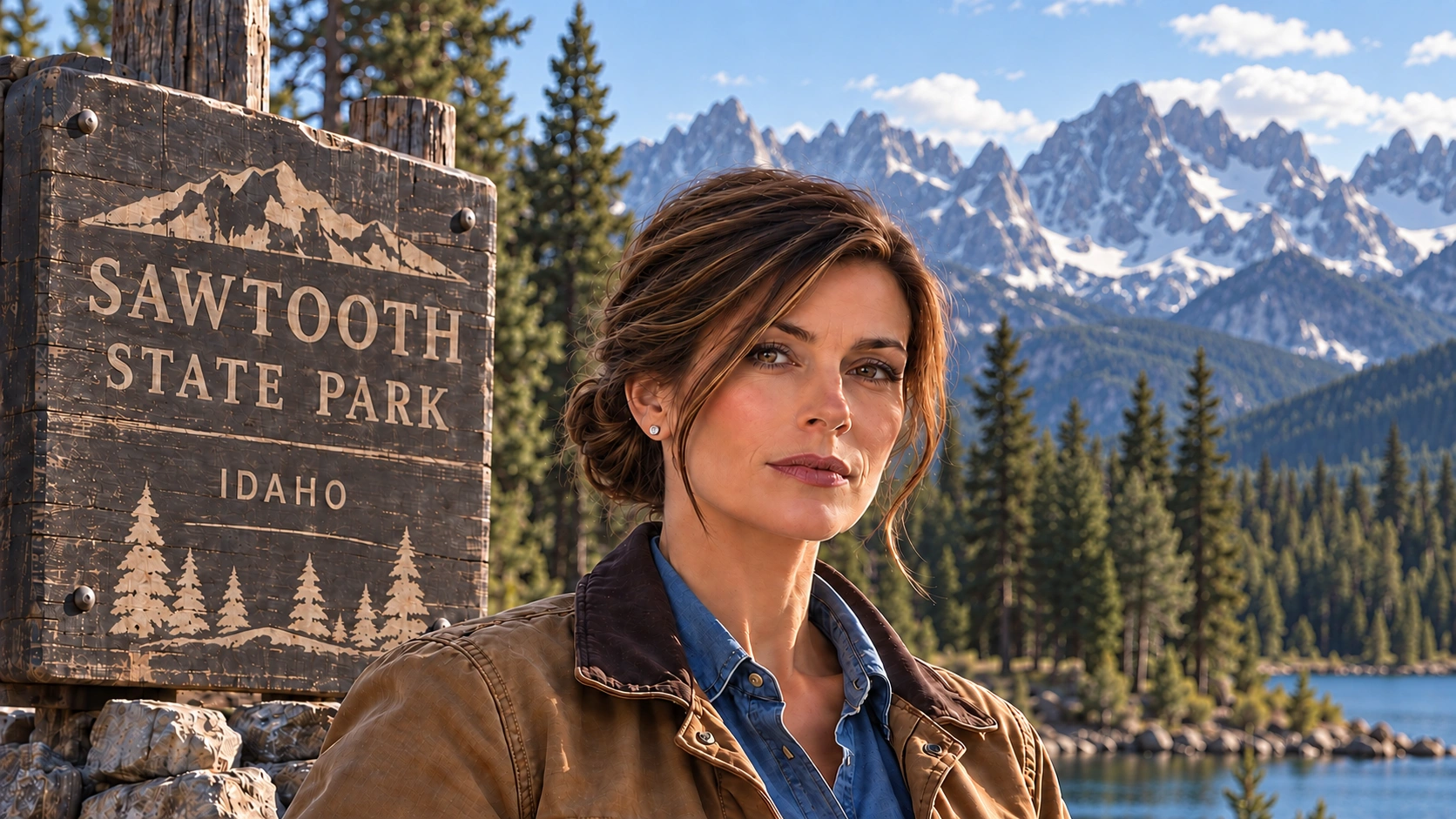 Camille Chastain in an Idaho mountain setting